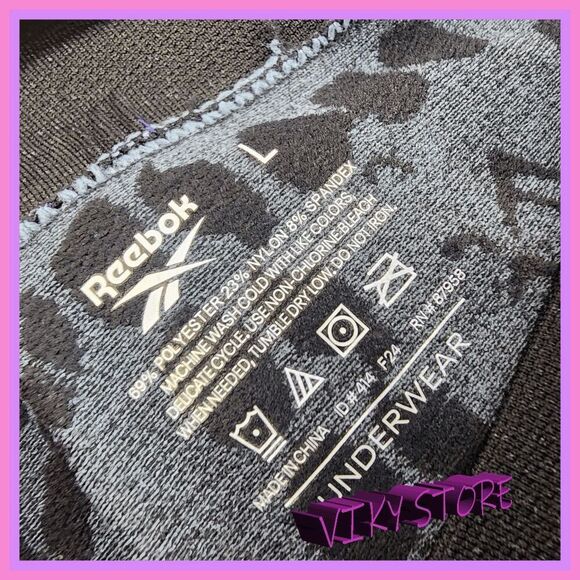 💖 NWT REEBOK 4 Pack Seamless Boy Shorts Large Intimates #7237 💖 - Picture 6 of 6